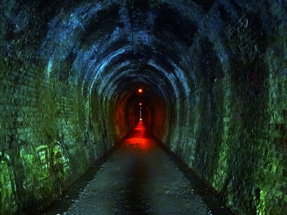 Hauraki Rail Trail tunnel